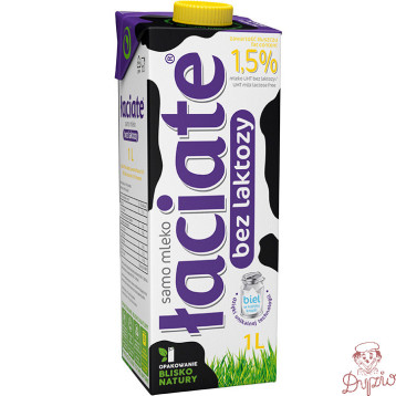 Mleko ŁACIATE UHT 1,5% 1l bez laktozy