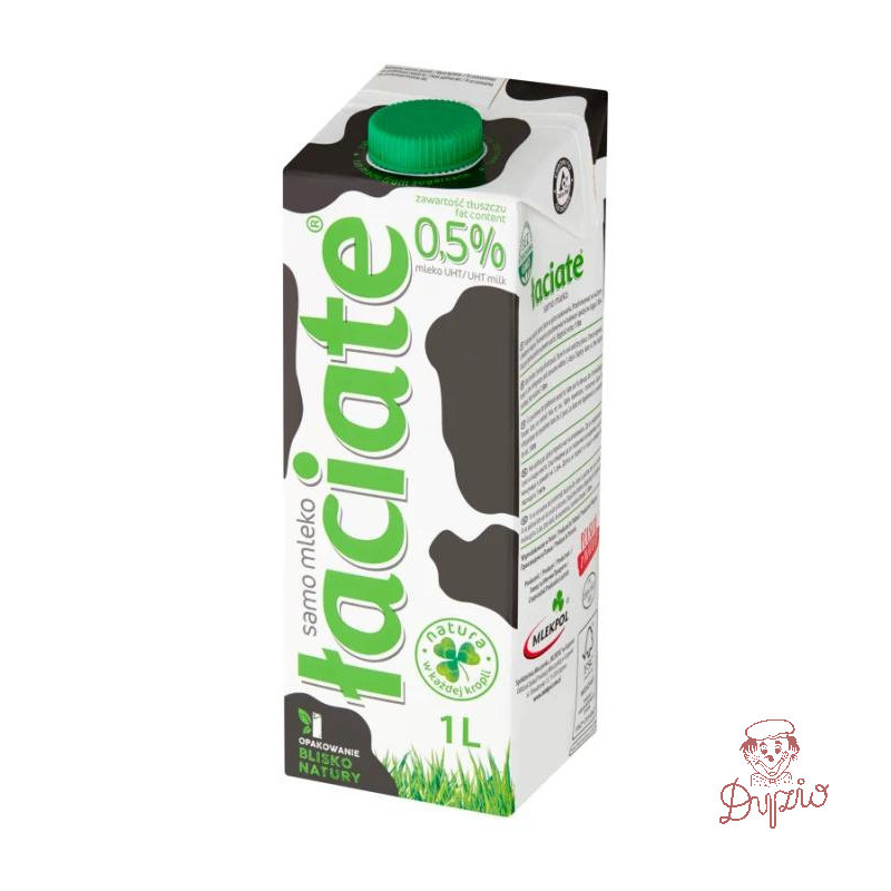 Mleko ŁACIATE UHT 0.5% 1L