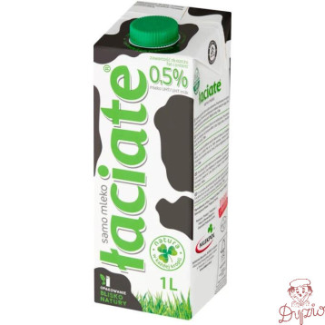 Mleko ŁACIATE UHT 0.5% 1L
