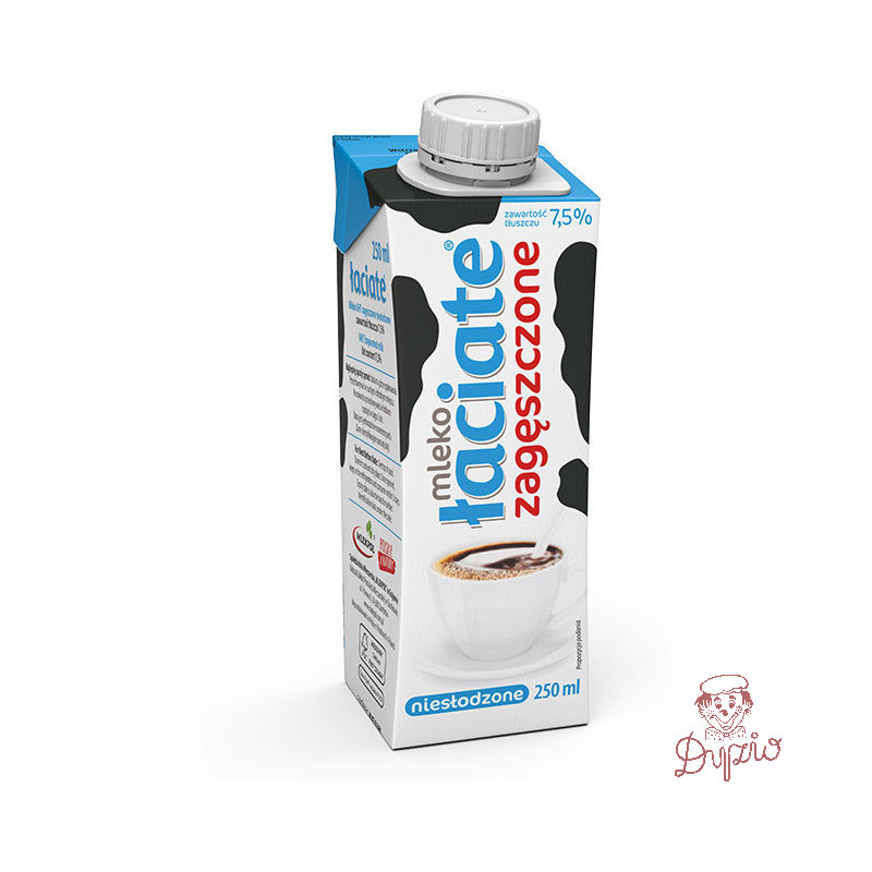 Mleko ŁACIATE UHT 250ml zagęszczone niesłodzone