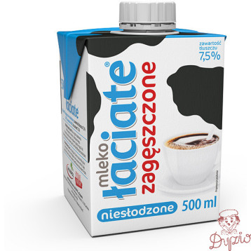 Mleko ŁACIATE UHT 500ml zagęszczone niesłodzone