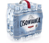 Woda mineralna CISOWIANKA 0.5L (12szt) gazowana z kaucją