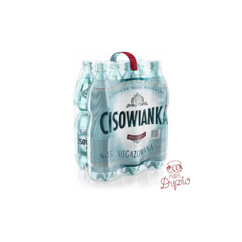Woda mineralna CISOWIANKA 1.5L (6szt) niegazowana z kaucja