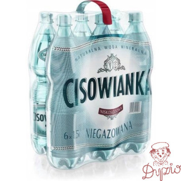 Woda mineralna CISOWIANKA 1.5L (6szt) niegazowana z kaucja