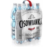 Woda mineralna CISOWIANKA 1.5L (6szt) lekko gazowana z kaucją
