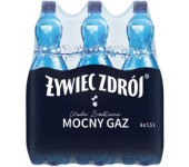 Woda źródlana ŻYWIEC ZDRÓJ 1.5L (6szt) mocno gazowana z kaucją