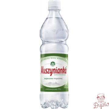 Woda MUSZYNIANKA 0.6L (8szt) niskogazowana z kaucją