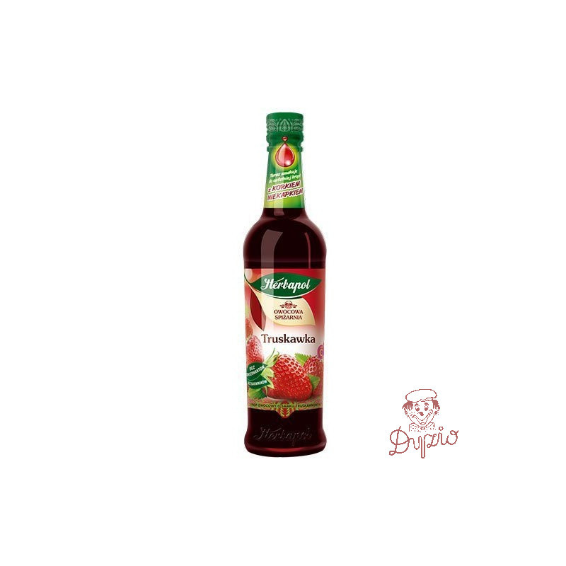 Syrop HERBAPOL Owocowa Spiżarnia truskawka 420ml