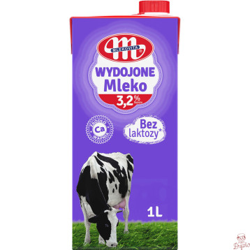 Mleko MLEKOVITA WYDOJONE UHT bez laktozy 3,2% 1L