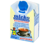 Mleko GOSTYŃ 200g niesłodzone zagęszczone light 4%