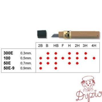 Grafity 0.7mm H PENTEL