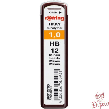 Grafity 1,0mm HB do ołówków automatycznych ROTRING S0312700