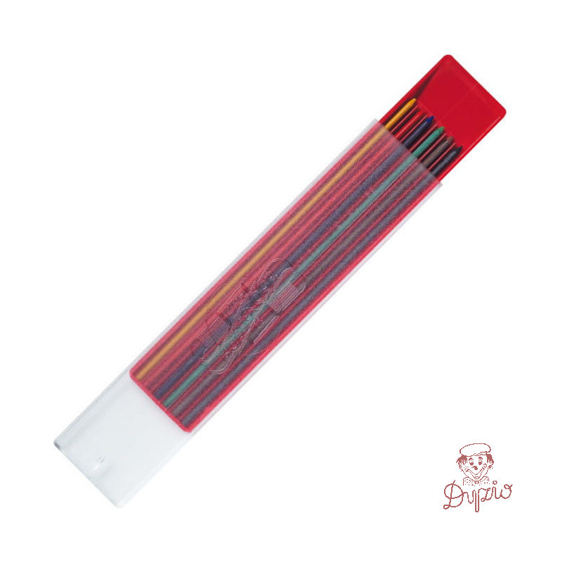 Grafity do ołówków mechanicznych 2mm 6 kolorów COLORAMA 4301 KOH-I-NOOR