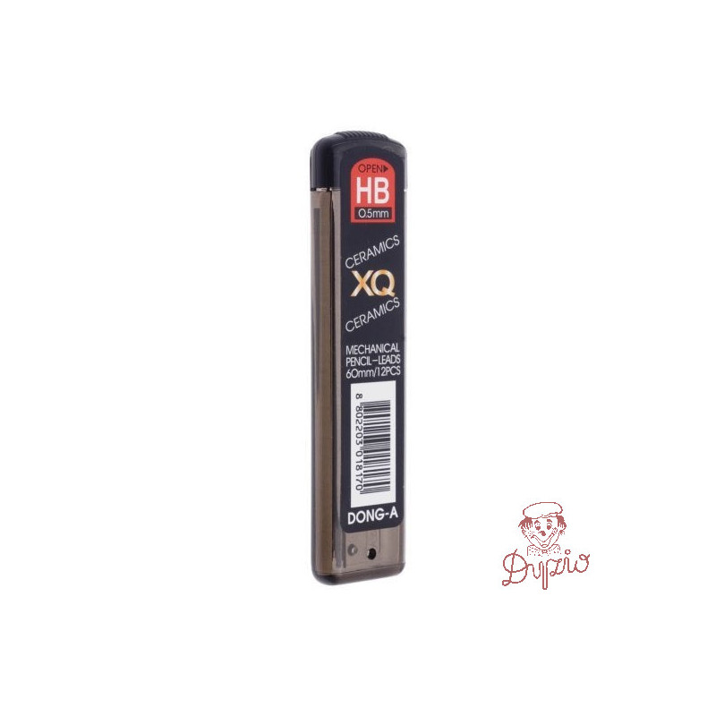 Grafity do ołówka automatycznego XQ 0.5mm HB DONG-A