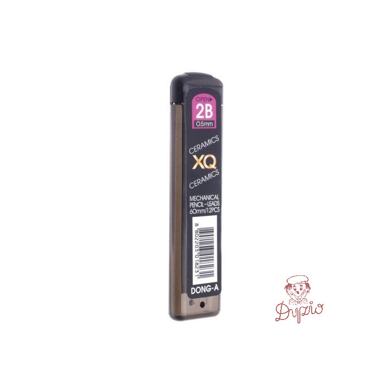 Grafity do ołówka automatycznego XQ 0.5mm 2B DONG-A