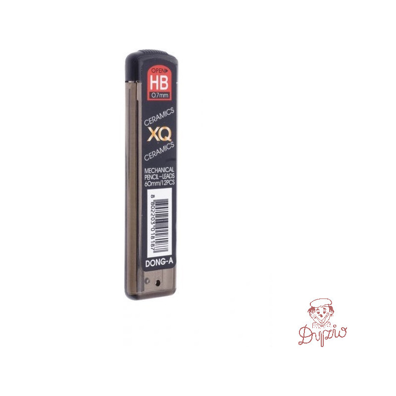 Grafity do ołówka automatycznego XQ 0.7mm HB DONG-A