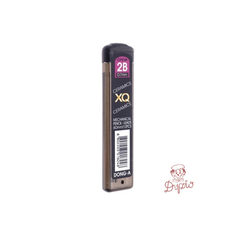 Grafity do ołówka automatycznego XQ 0.7mm 2B DONG-A