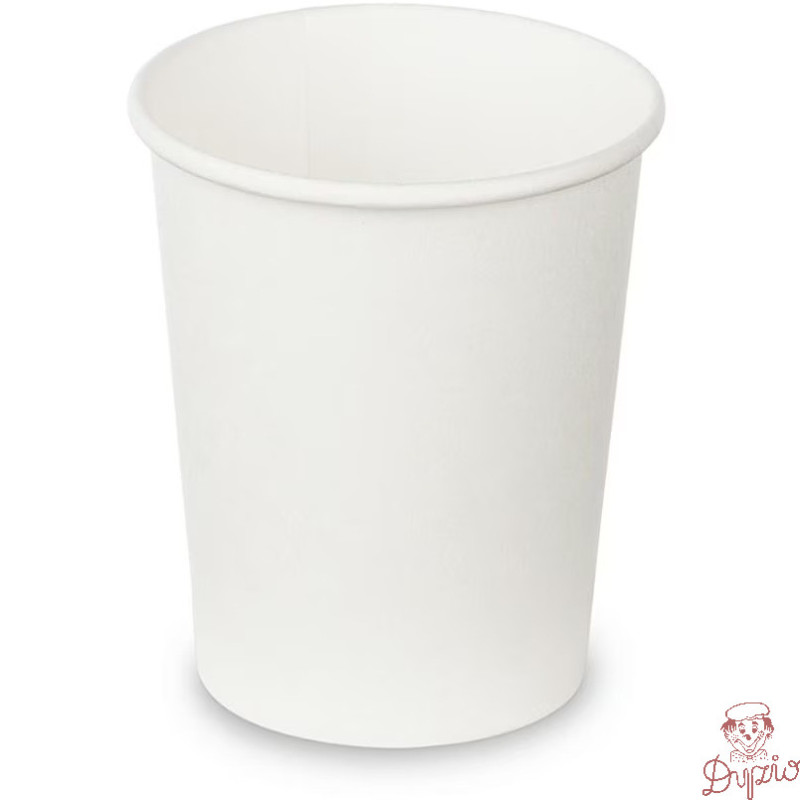 Kubek papierowy biały 300ml/12oz (max350ml) (45 sztuk ) Plastic FREE GM12OZCARBPFF śr.90mm bez opłaty SUP