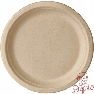 Talerz z trzciny cukrowej śr.23cm(50szt) naturalny PURE 86289/89866 PAPSTAR