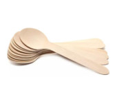Łyżka jednorazowa drewniana 16cm (100)