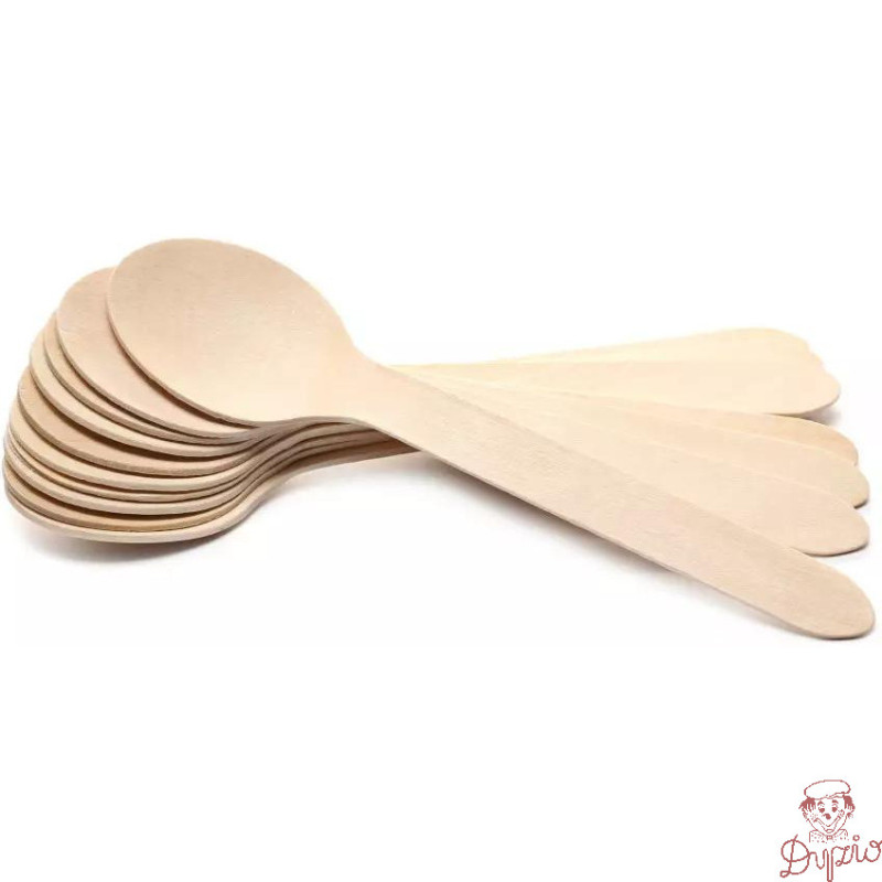 Łyżka jednorazowa drewniana 16cm (100)