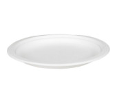 Talerz z trzciny cukrowej biały 18 cm (50) 29570