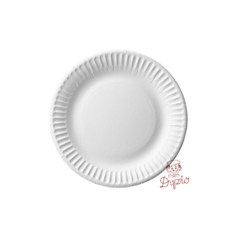 Talerz papierowy biały średnica 15cm (100 sztuk) 7500015 215g Think`n Pack