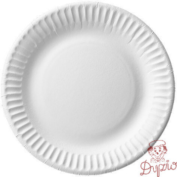 Talerz papierowy biały średnica 15cm (100 sztuk) 7500015 215g Think`n Pack