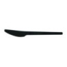 Nóż RCPLA 16,5cm czarny (50szt) VR-KN6.5B 100% biodegradowalny