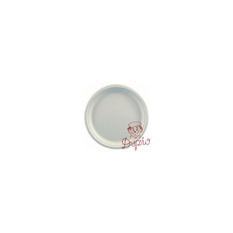 Talerz z trzciny cukrowej 26cm biały (50szt) 45189/29273 100% biodegradowalny