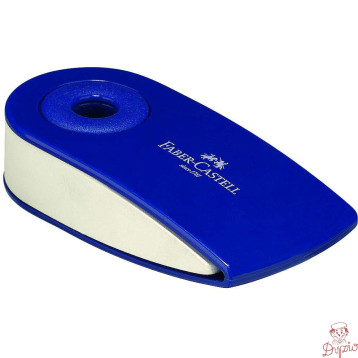 Gumka SLEEVE czerwono-niebieska 182401 FABER-CASTELL