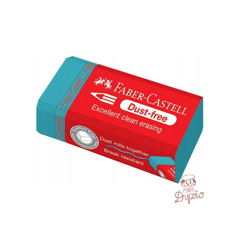 Gumka DUST FREE mix kolorów pastelowych 187221 FC FABER CASTELL