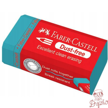 Gumka DUST FREE mix kolorów pastelowych 187221 FC FABER CASTELL