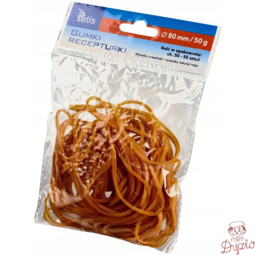 Gumki recepturki 80mm 50g GG205-E TETIS
