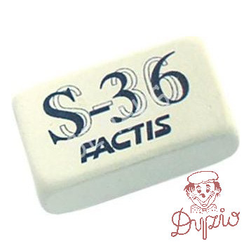 Gumka chlebowa/nadruk (36szt.) S-36 FACTIS