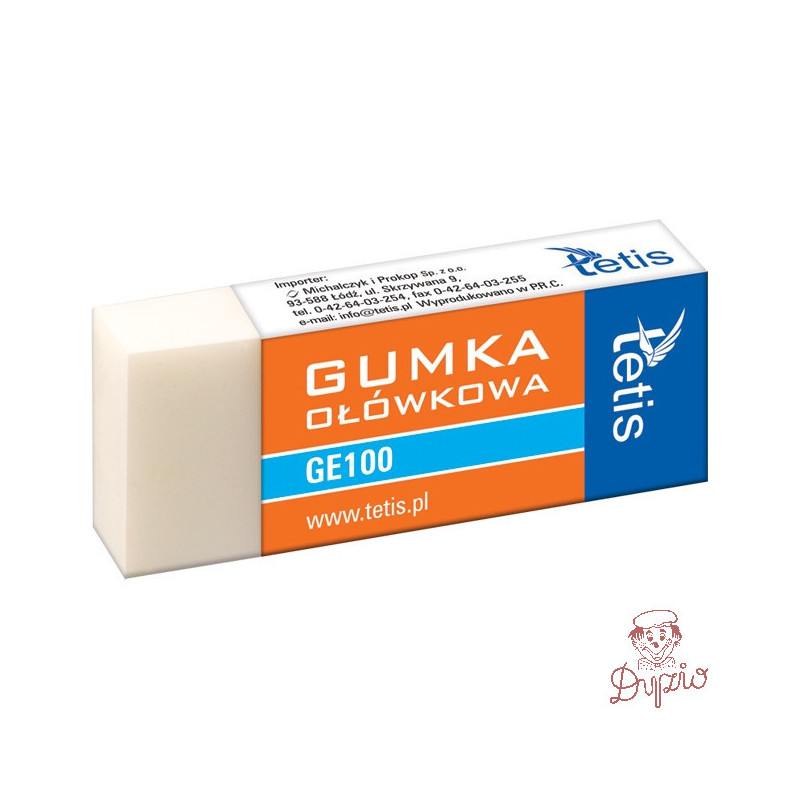 Gumka ołówkowa GE100 TETIS