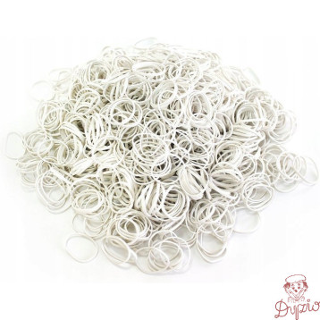 Gumki recepturki 1kg średnica 100mm białe 1,5x1,5mm gure100x1.5x1.5 EMERSON