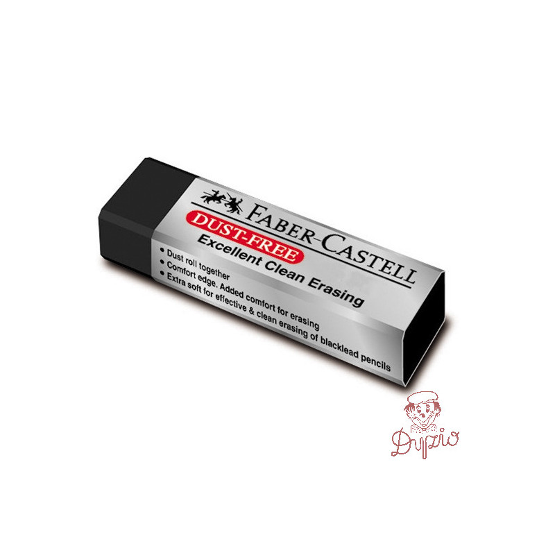 Gumka DUST FREE plasik czarna FC187171