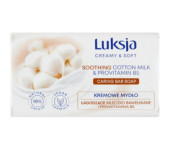 Mydło w kostce LUKSJA 90g o zapachu MLECZKO BAWEŁNIANE I PROWITAMINA B5
