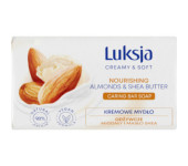 Mydło w kostce LUKSJA 90g o zapachu MIGDAŁ I MASŁO SHEA