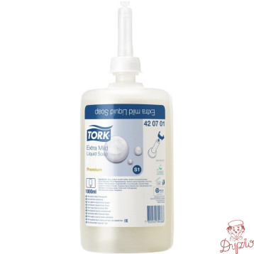 Mydło w płynie TORK S1 Premium ekstra 1L białe 420701