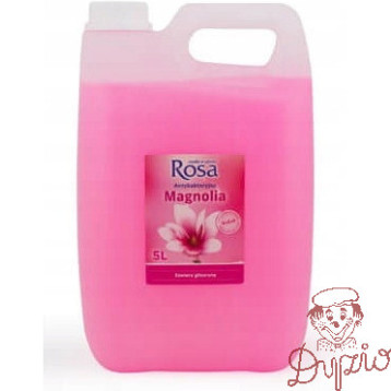 Mydło w płynie 5L ANTYBAKTERYJNE ROSA (różowe) Magnolia
