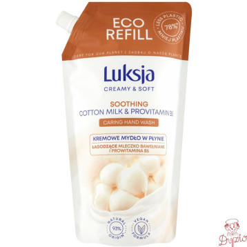 Mydło w płynie LUKSJA uzupełnienie 900ml BAWEŁNA