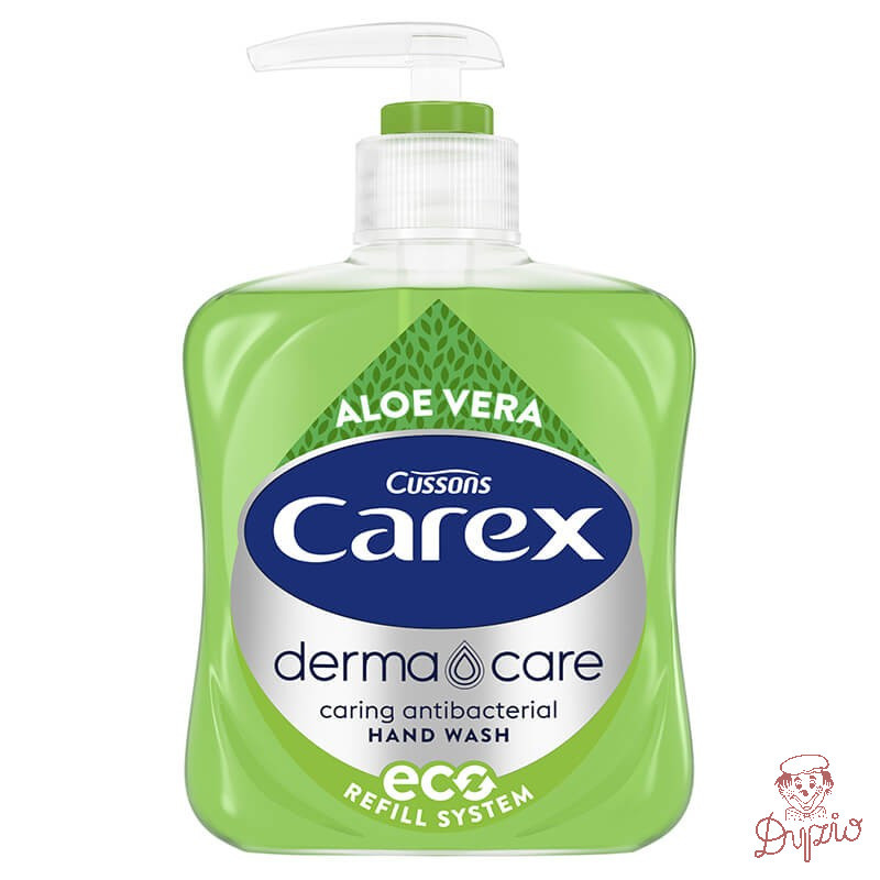 Mydło w płynie z dozownikiem CAREX 250ml. ALOE VERA