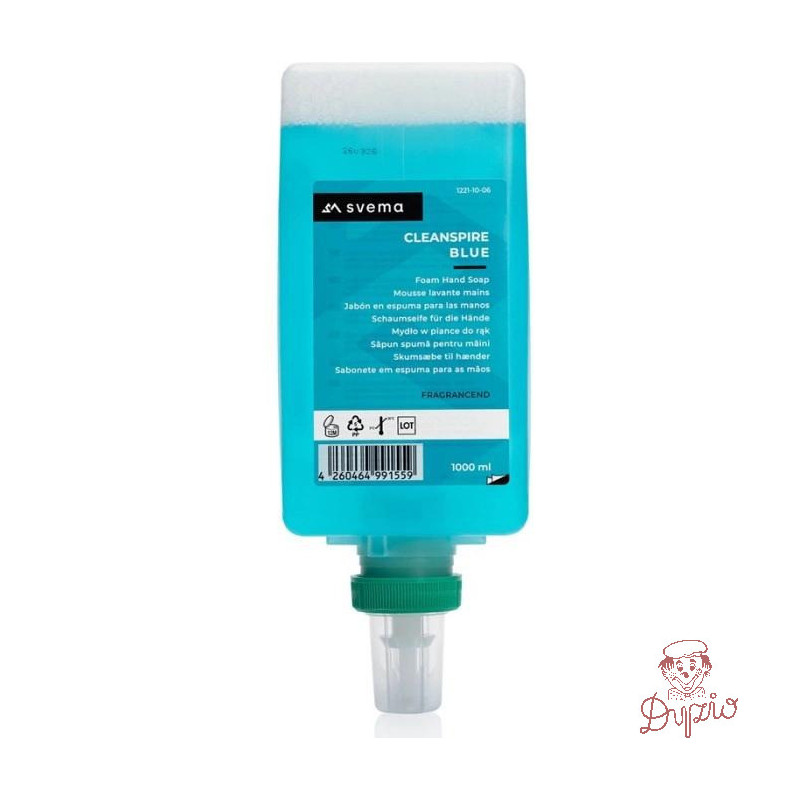 Mydło w pianie, system S7 NEXXT/SVEMA DENALI-A 1000ml CLEANSPIRE BLUE