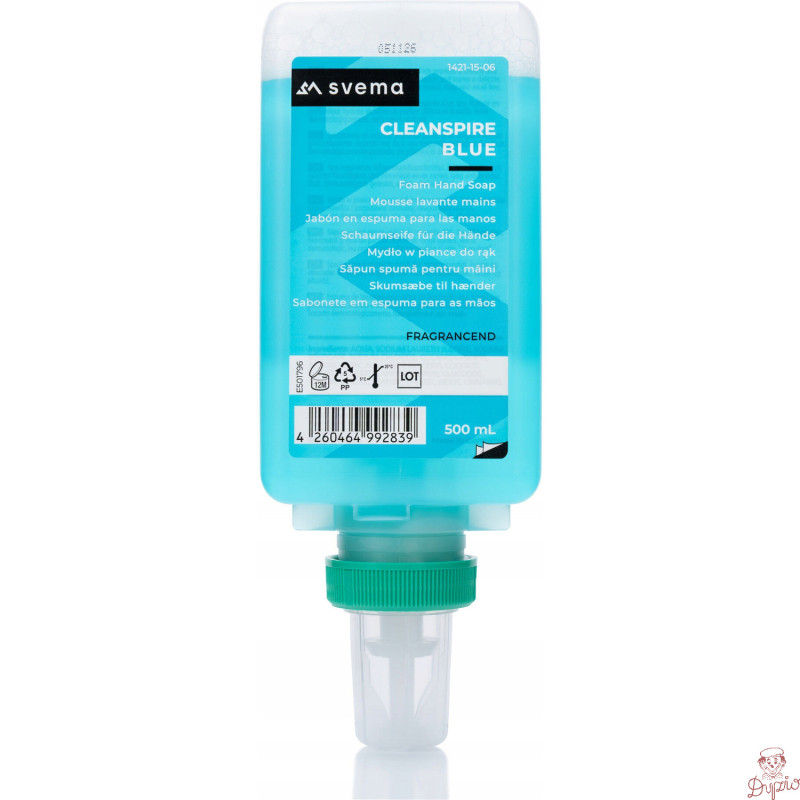 Mydło w pianie, system S8 NEXXT/SVEMA LOGAN-A 500ml CLEANSPIRE BLUE