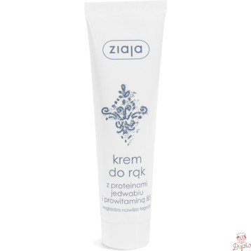Krem do rąk ZIAJA 100ml Z Proteinami Jedwabiu i Prowitaminą B5