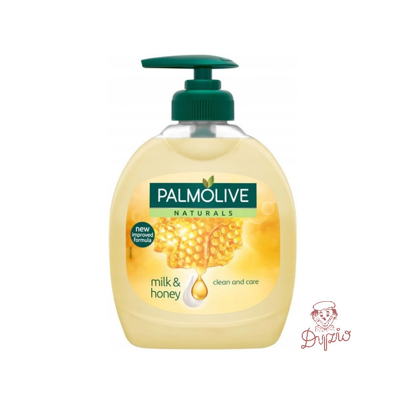 Mydło w płynie z dozownikiem PALMOLIVE 300 ml mleko i miód 13026
