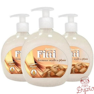 Mydło w płynie z dozownikiem FITTI 500ml migdał  93176