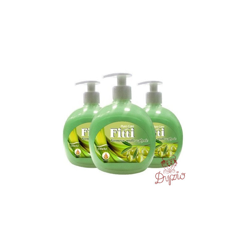 Mydło w płynie z dozownikiem FITTI 500ml oliwka  7539